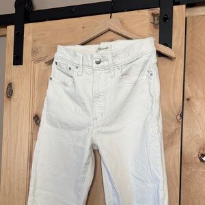 Madewell Off-White Denim Pants size 27